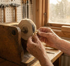 A Vintage Layered Gold Pearl Bangle Bracelet