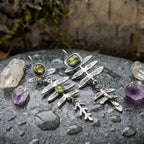 A Vintage Nature Earring Set In Silver