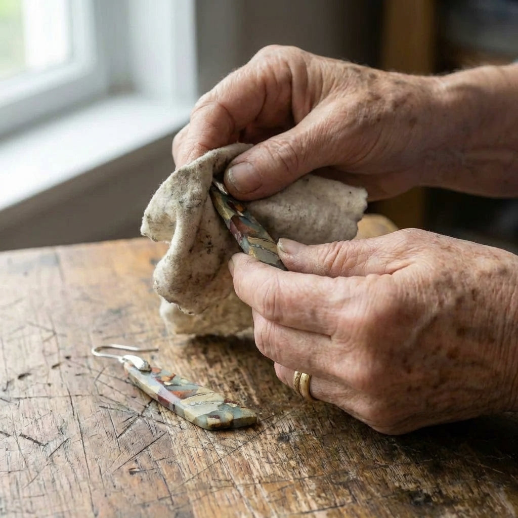 A Vintage Nature Stone Earrings