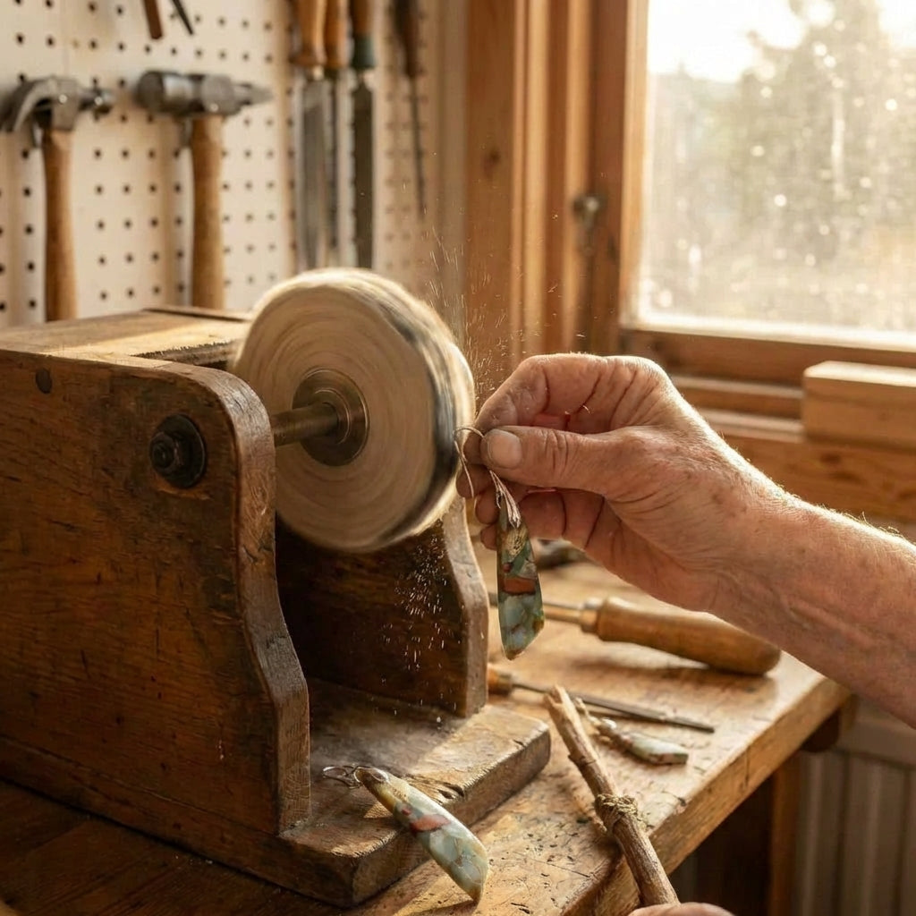 A Vintage Nature Stone Earrings